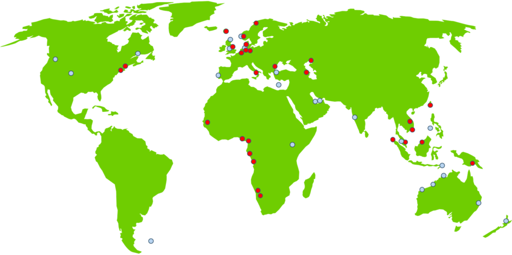 World map (3) Helinalysis Location Map